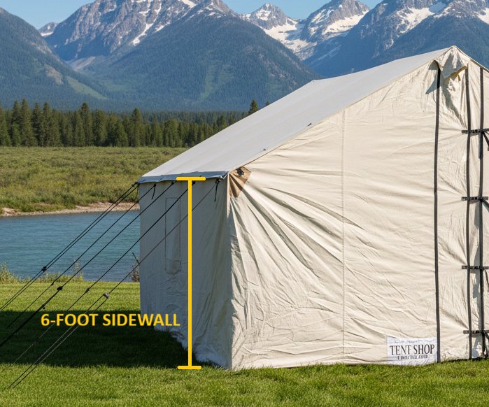5-Foot vs. 6-Foot Sidewalls: Which Wall Tent Height Is Right for You?