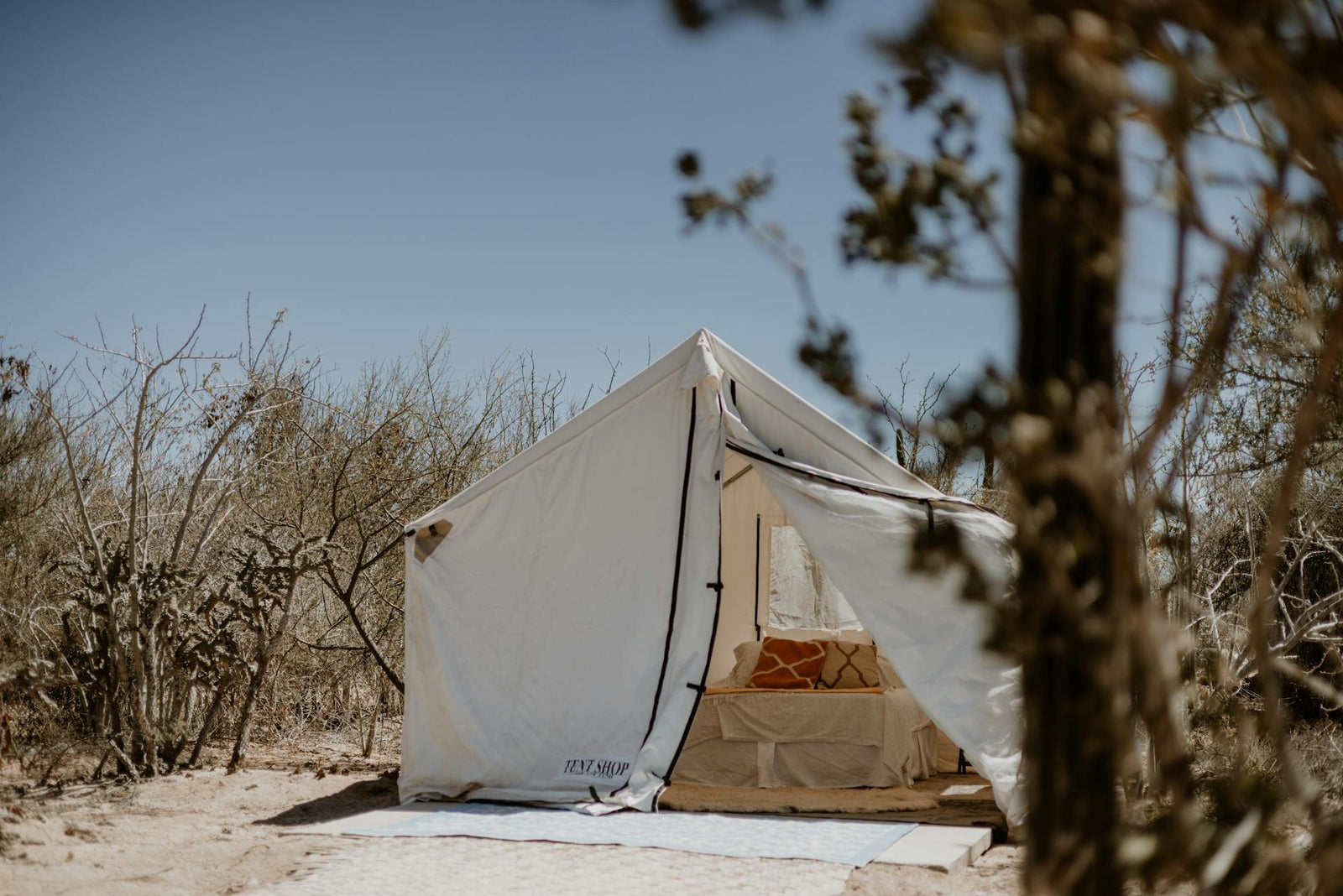 tent on a beach