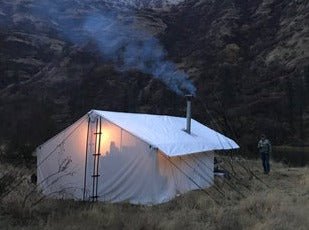 Tent Package 2 - Tent, Fly, Stove, & Complete Frame