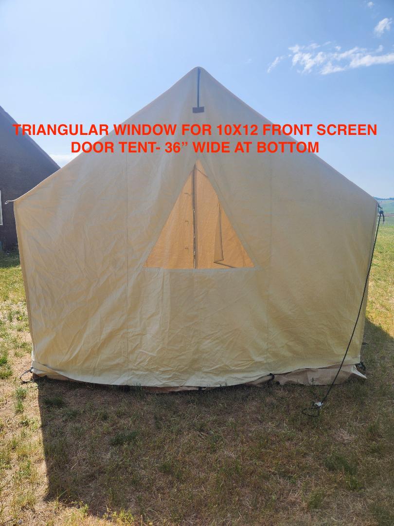 tent outside Deer Hunting Tent Package - Tent, Fly, Stove, & Angle Kit