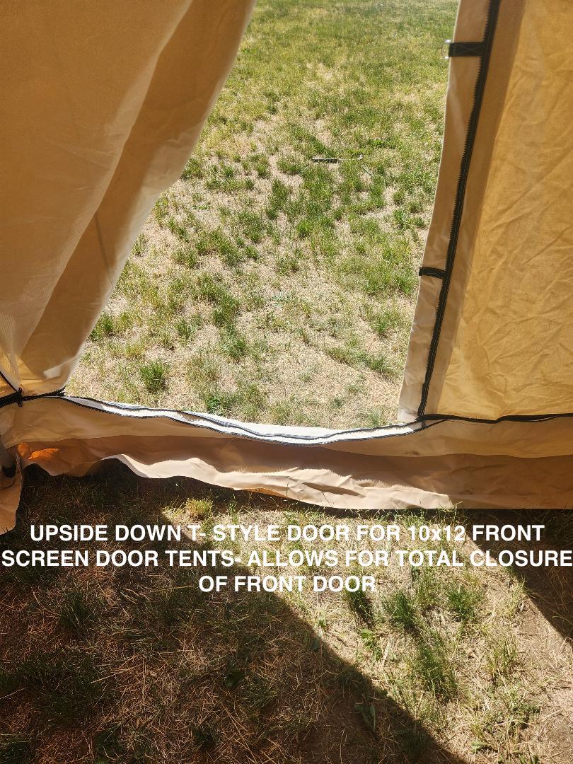tent opening Wilderness Tent With Stove Jack