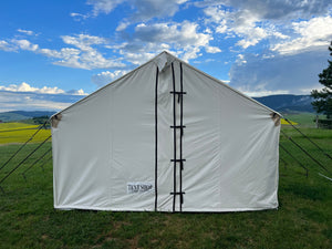Glamping Tent Package - Tent, Complete Frame, Fly, & Stove STARTING PRICE  $1575