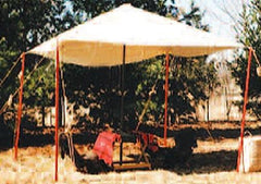 dining fly tarp Civil War Dining Fly 16x16 / Water & Mildew Treated