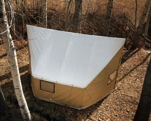Outside view of Montana Lodge Tent