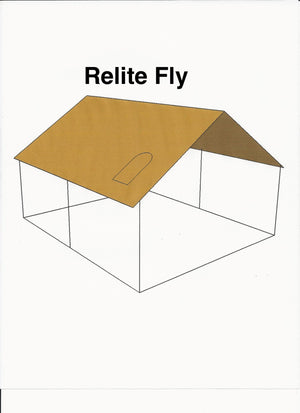 Diagram showing Relite Tent Fly