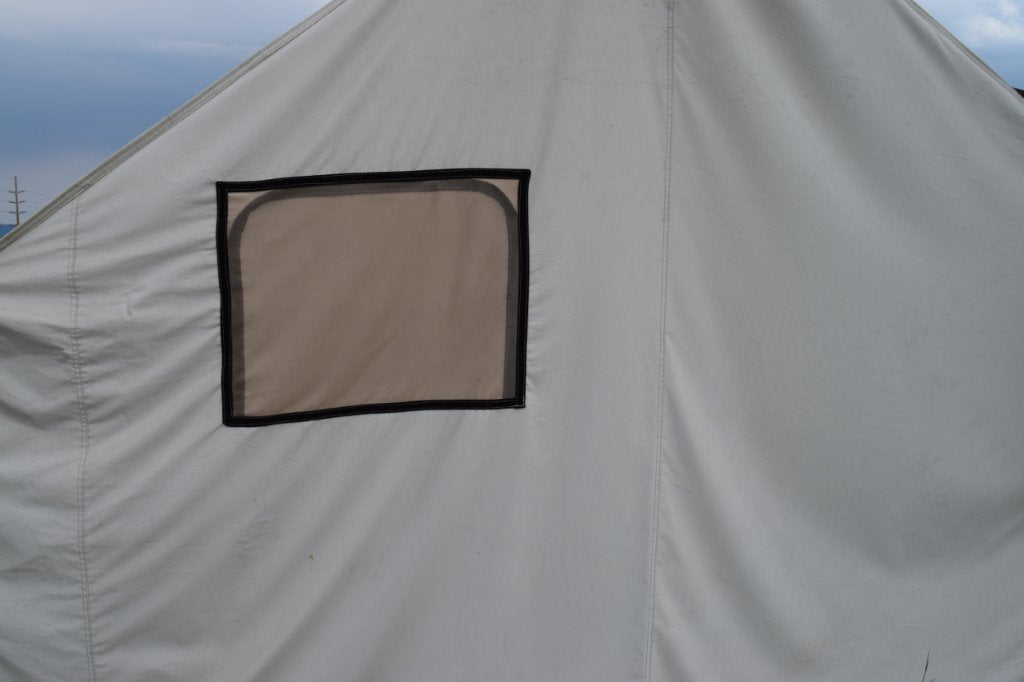 Back Wall of Montana Outfitter Tent with Window