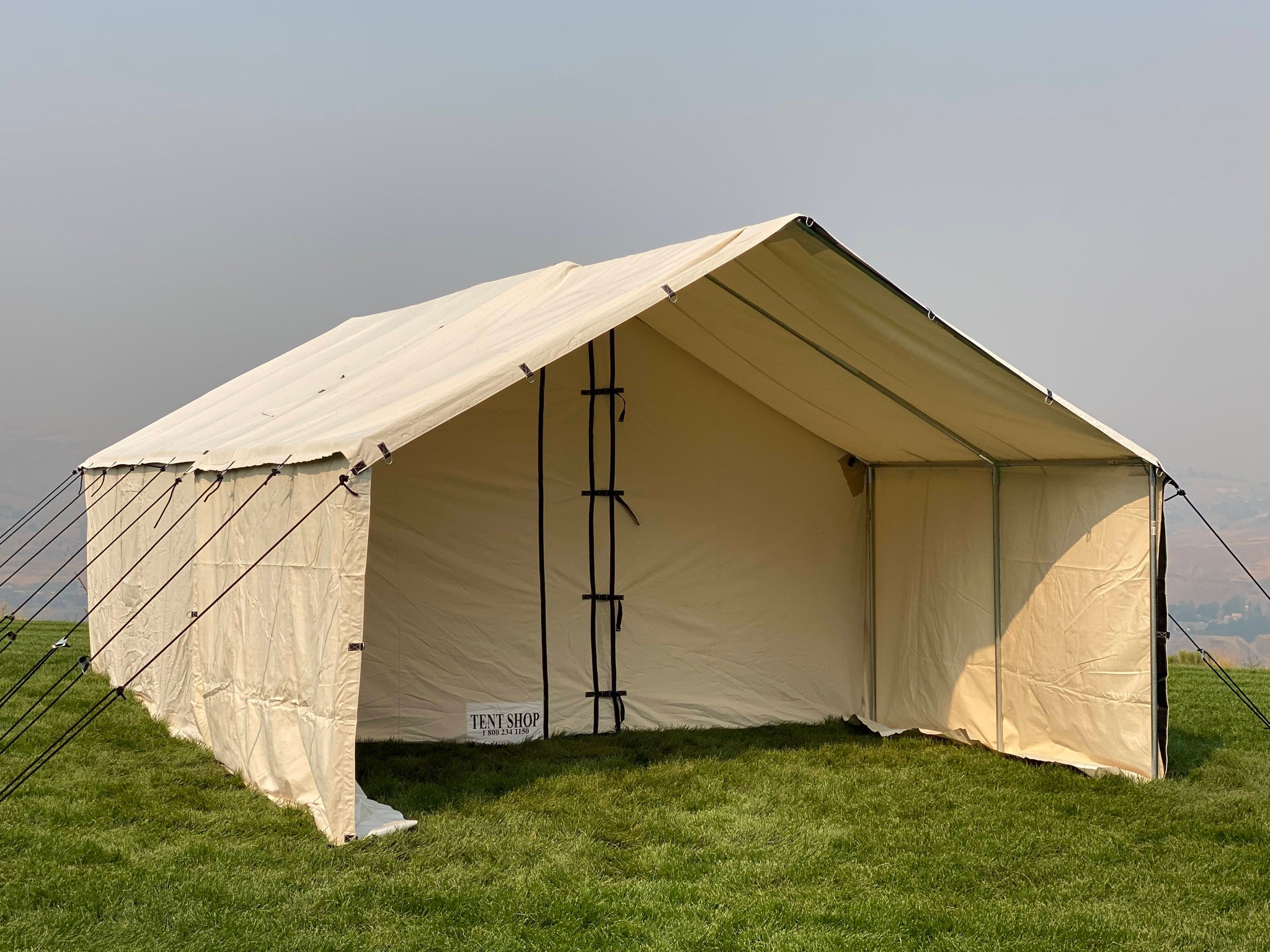 8' Porch for Wilderness Tent - Canvas Roof and Sidewalls