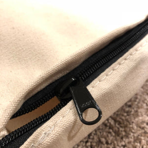 Canvas Bedroll zipper