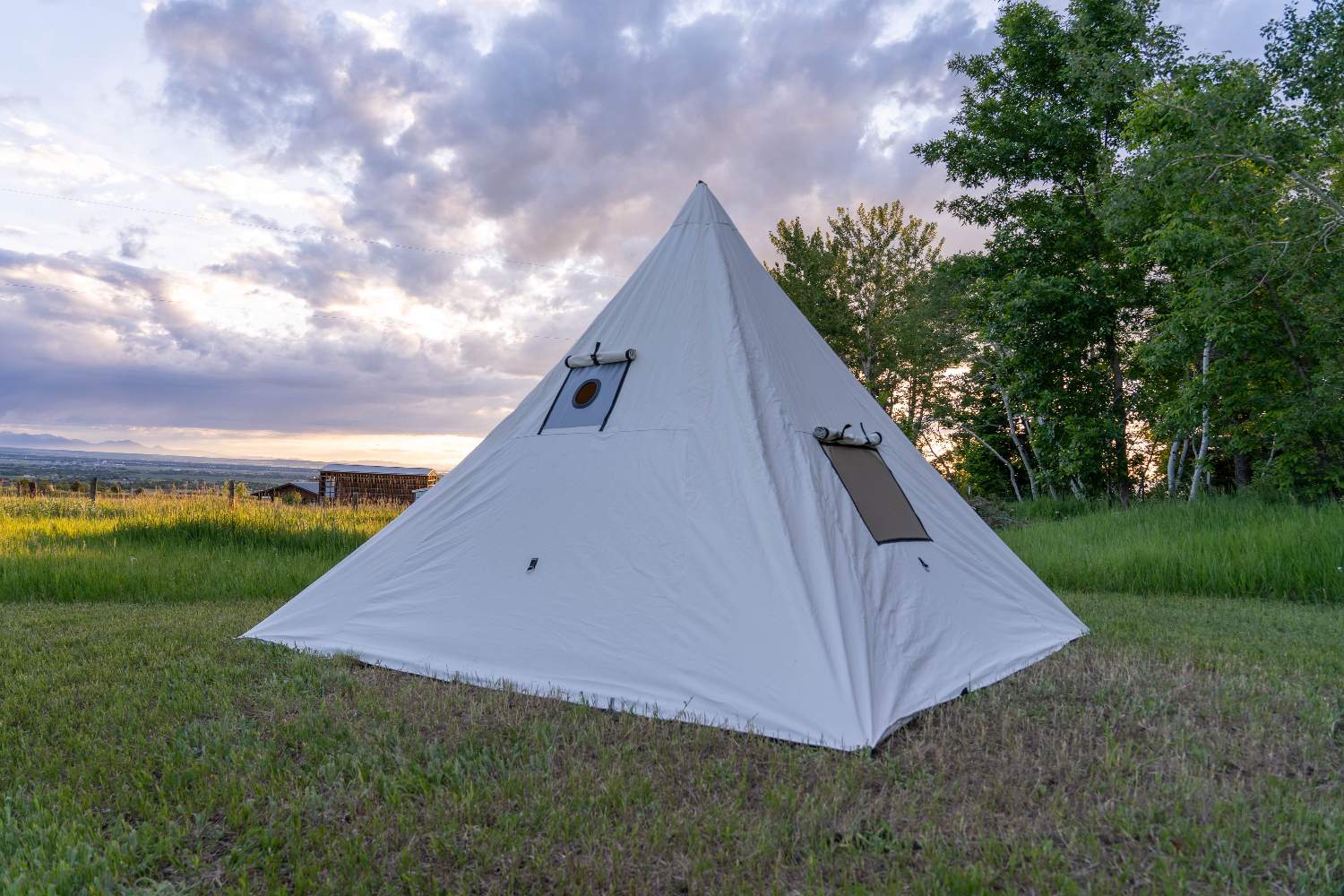 teepee tent with stove Montana Range Tent