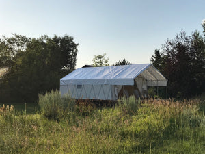 Glamping Tent on Wood Platform