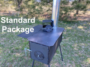 Square Wood Burning Stove for Canvas Tent