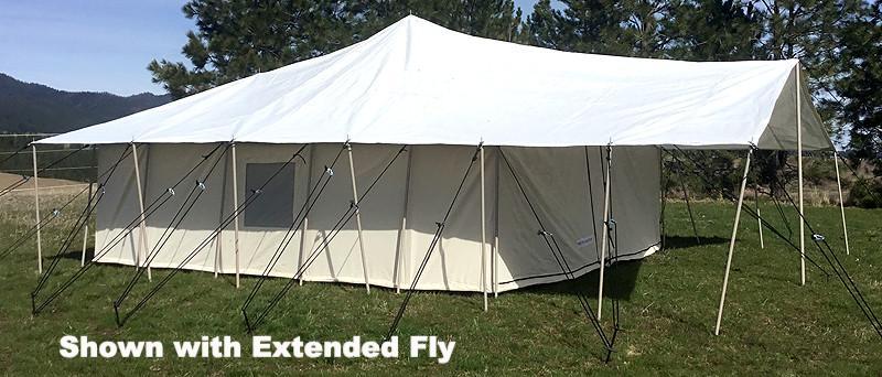 Selkirk Spike Tent Package - Tent, Frame, Floor, Fly, & Stove