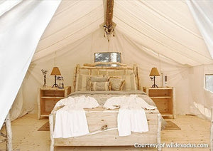 Glamping Tent on Wood Platform