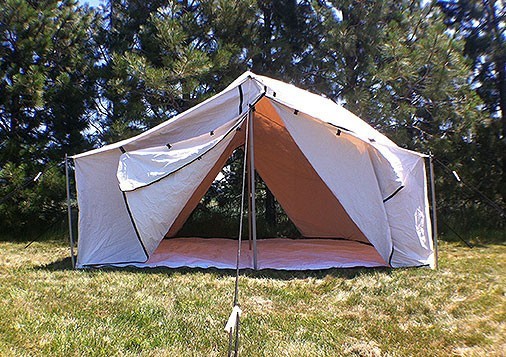 Selkirk Spike Tent Package - Tent, Frame, Floor, Fly, & Stove