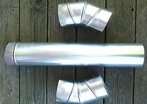 Stove Accessories - 5" Straight Pipe 8' & 2 Adjustable Elbows